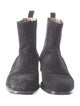 Manolo Blahnik Suede Chelsea Boots
