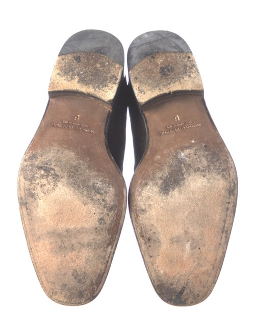 Manolo Blahnik Suede Chelsea Boots