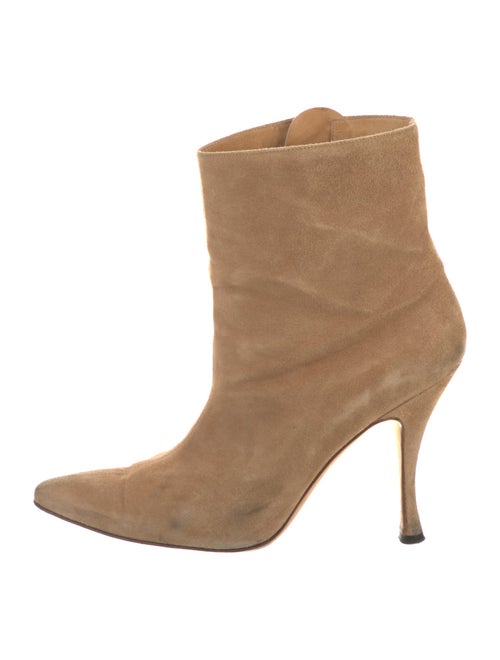 Manolo Blahnik Suede Boots