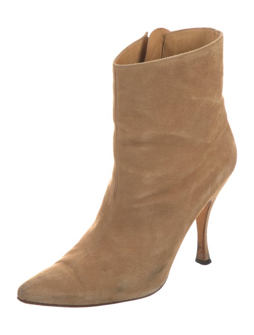 Manolo Blahnik Suede Boots