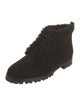 Manolo Blahnik Mircus Suede Lace-Up Boots