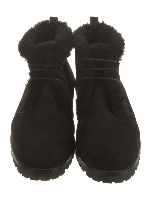 Manolo Blahnik Mircus Suede Lace-Up Boots