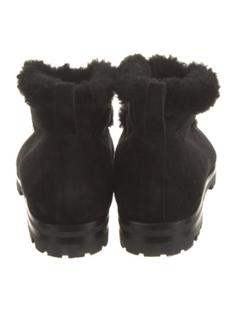 Manolo Blahnik Mircus Suede Lace-Up Boots