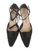 Manolo Blahnik Gala Suede D'Orsay Pumps