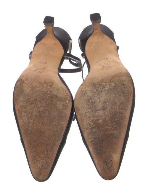 Manolo Blahnik Gala Suede D'Orsay Pumps