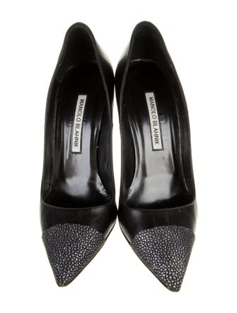 Manolo Blahnik BB Leather Pumps