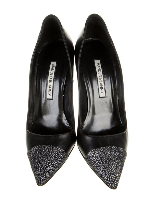 Manolo Blahnik BB Leather Pumps