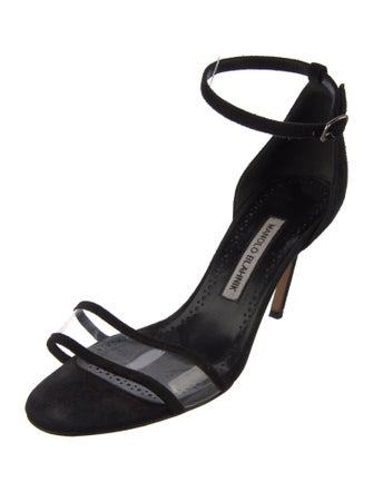 Manolo Blahnik Suede Sandals
