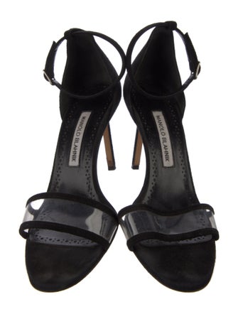Manolo Blahnik Suede Sandals