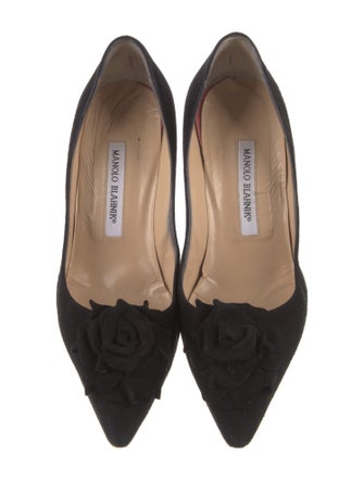 Manolo Blahnik Suede Pumps