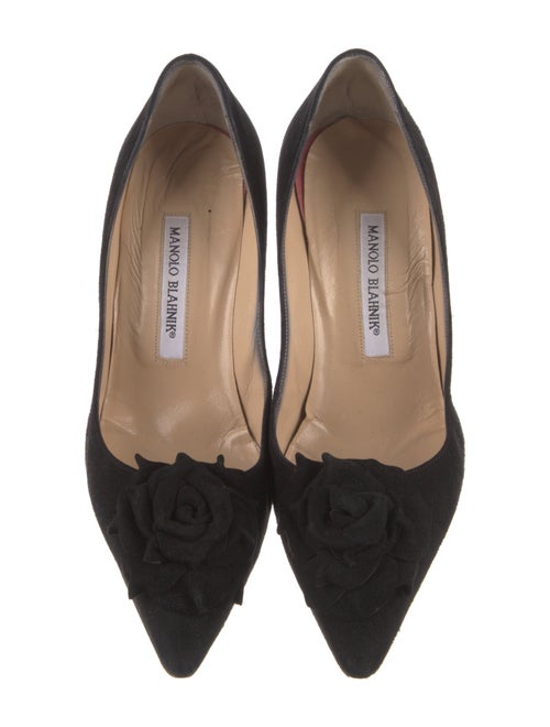 Manolo Blahnik Suede Pumps