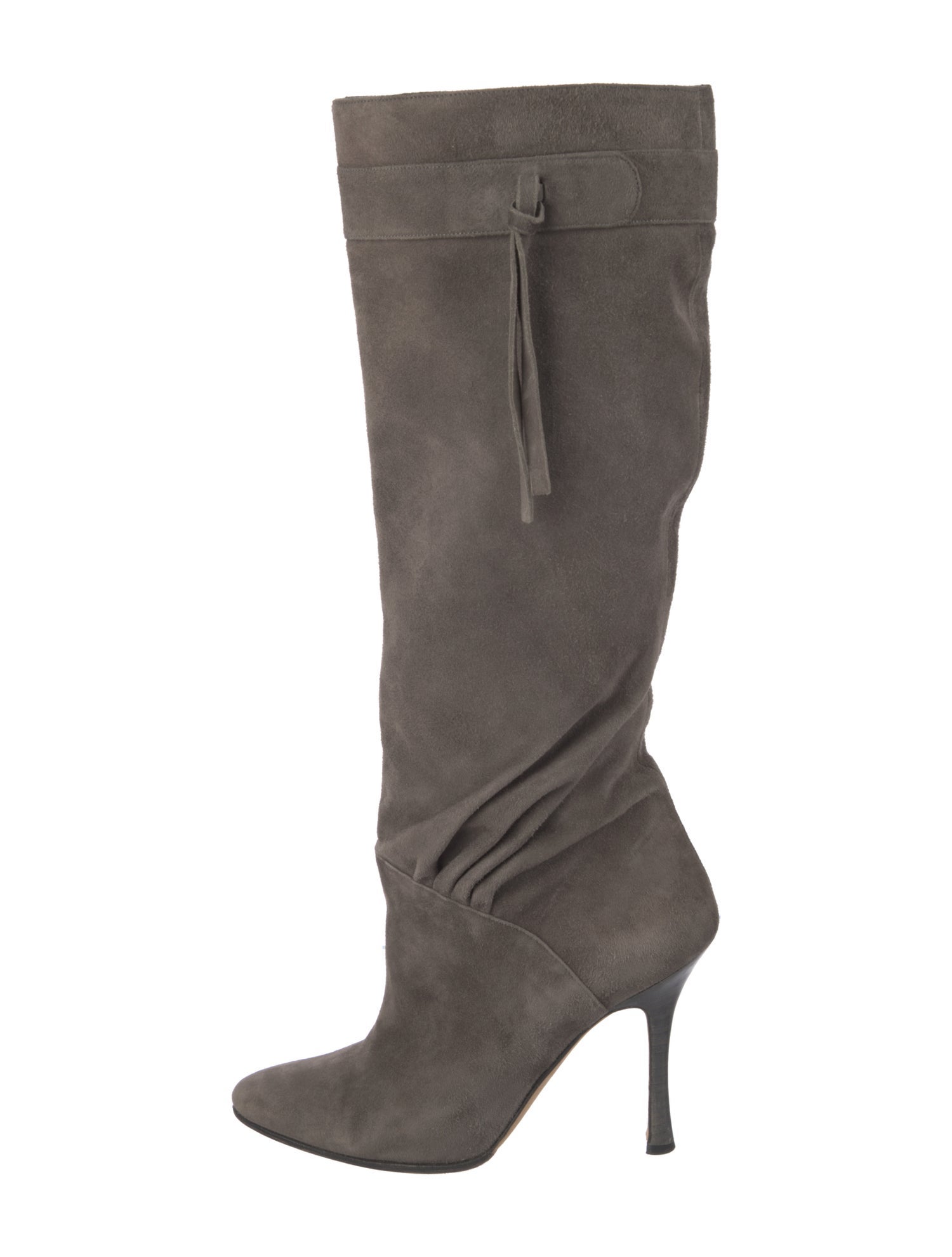 Manolo Blahnik Suede Boots
