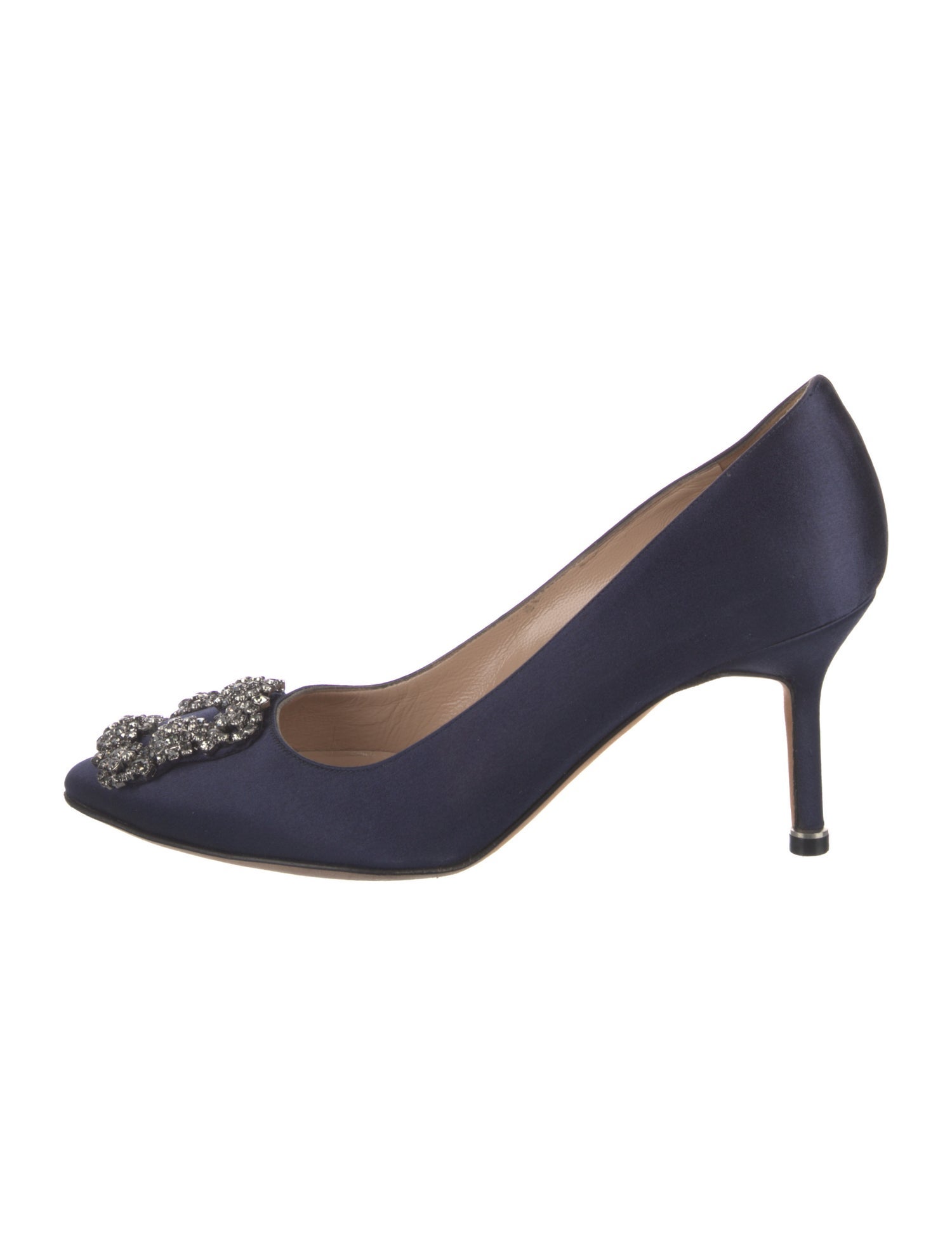 Manolo Blahnik Hangisi Satin Pumps