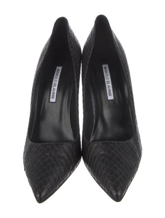 Manolo Blahnik Snakeskin Pumps