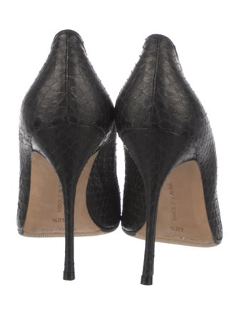 Manolo Blahnik Snakeskin Pumps