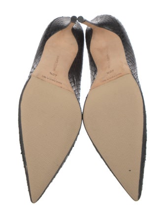 Manolo Blahnik Snakeskin Pumps