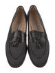 Manolo Blahnik Wool Tassel Accents Loafers