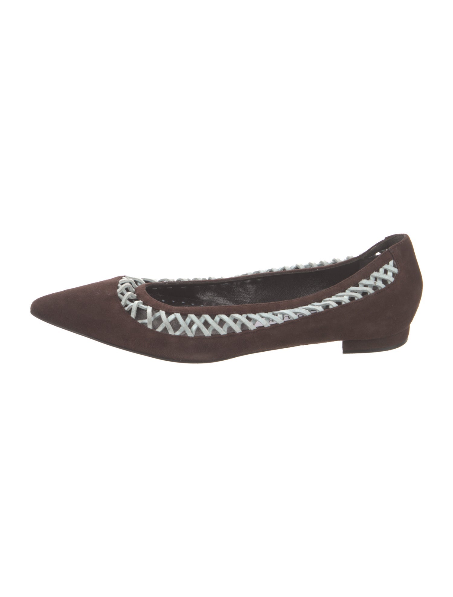 Manolo Blahnik Suede Flats
