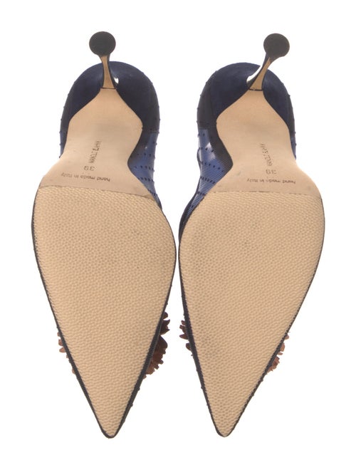 Manolo Blahnik Sohemias Mesh Pumps
