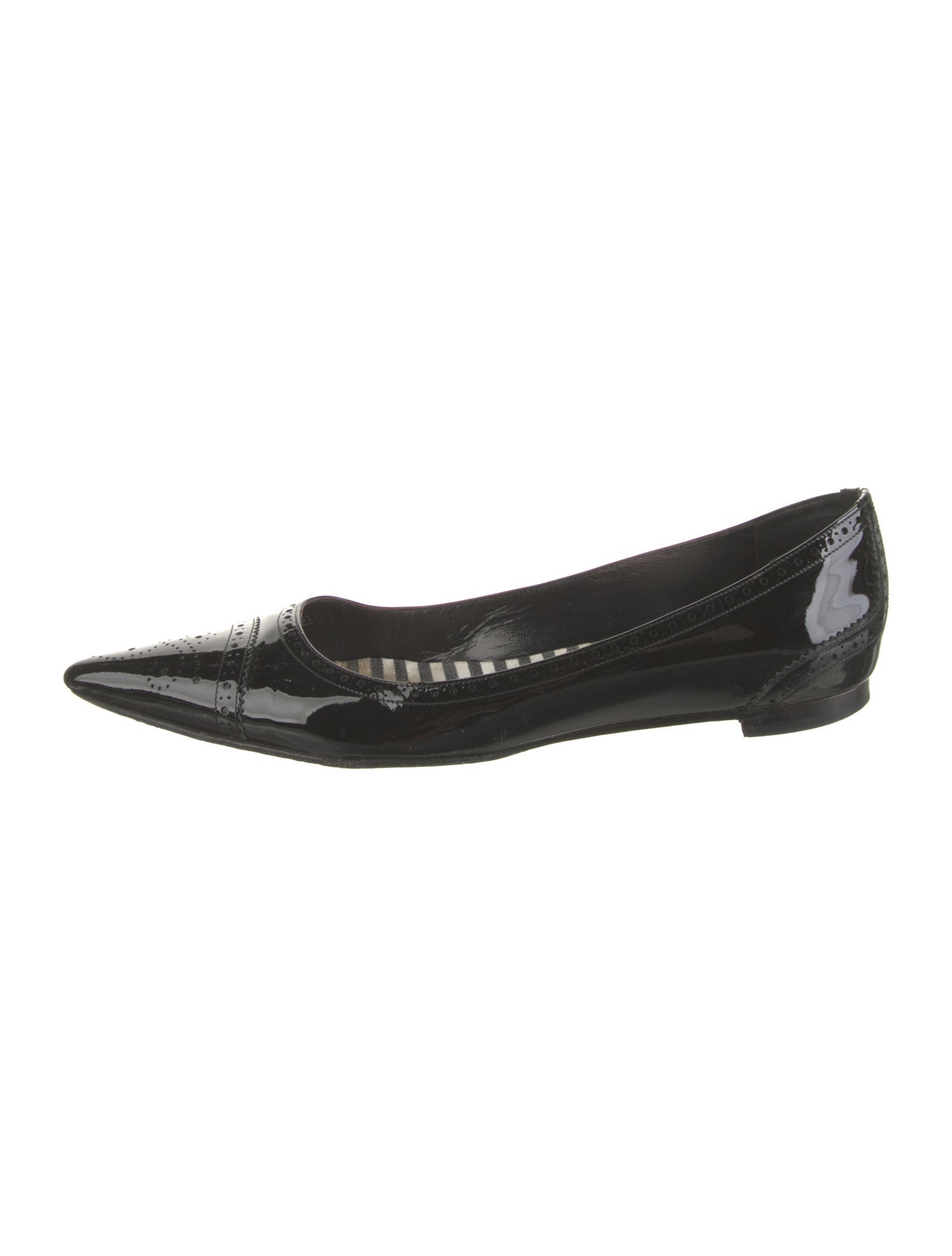 Manolo Blahnik Patent Leather Flats