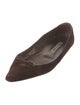 Manolo Blahnik Suede Ballet Flats