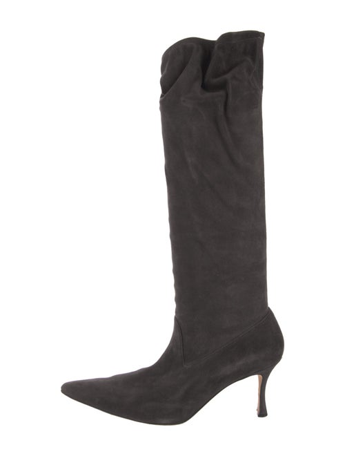 Manolo Blahnik Pascalare Suede Boots