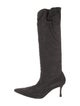Manolo Blahnik Pascalare Suede Boots