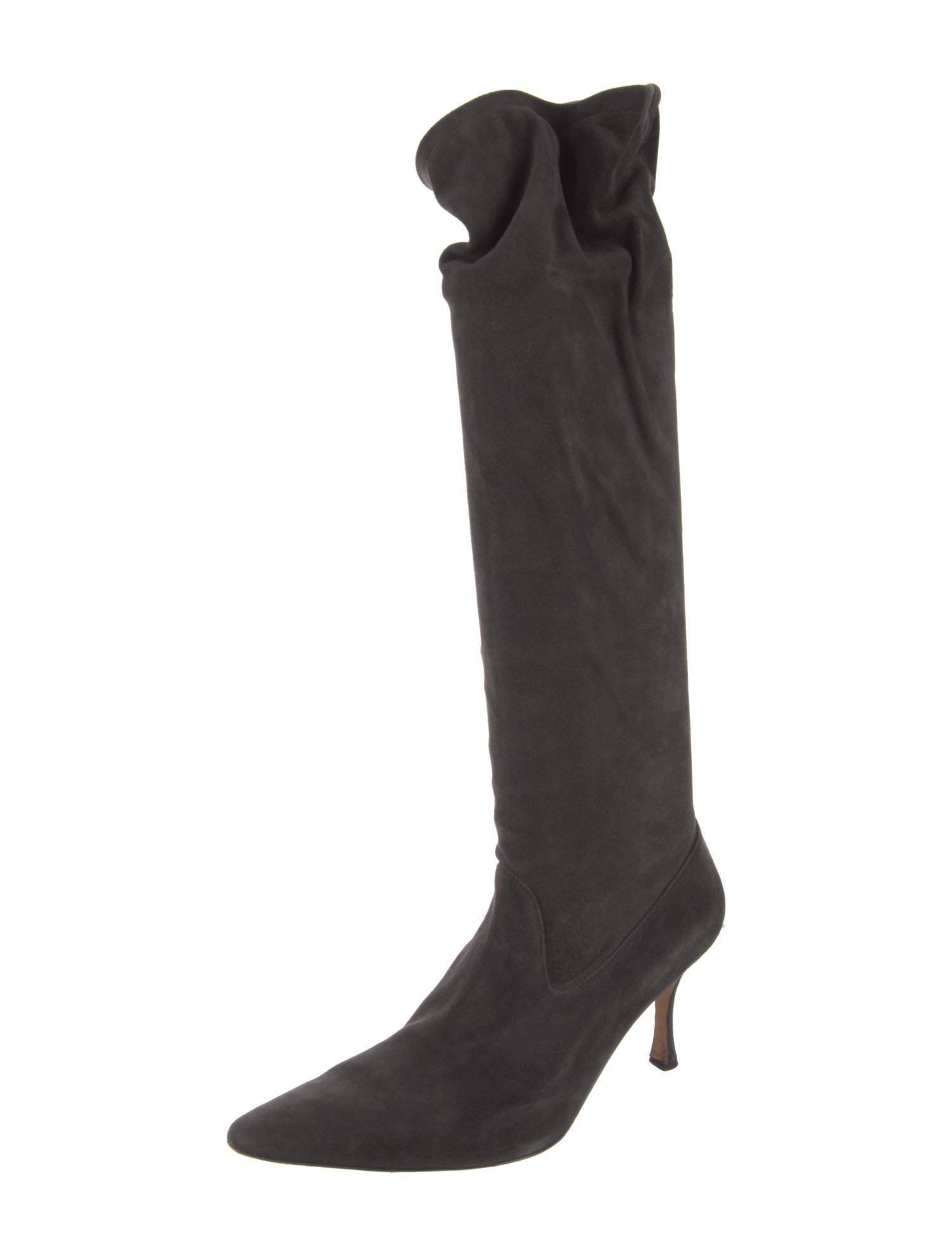Manolo Blahnik Pascalare Suede Boots