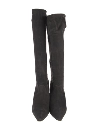 Manolo Blahnik Pascalare Suede Boots