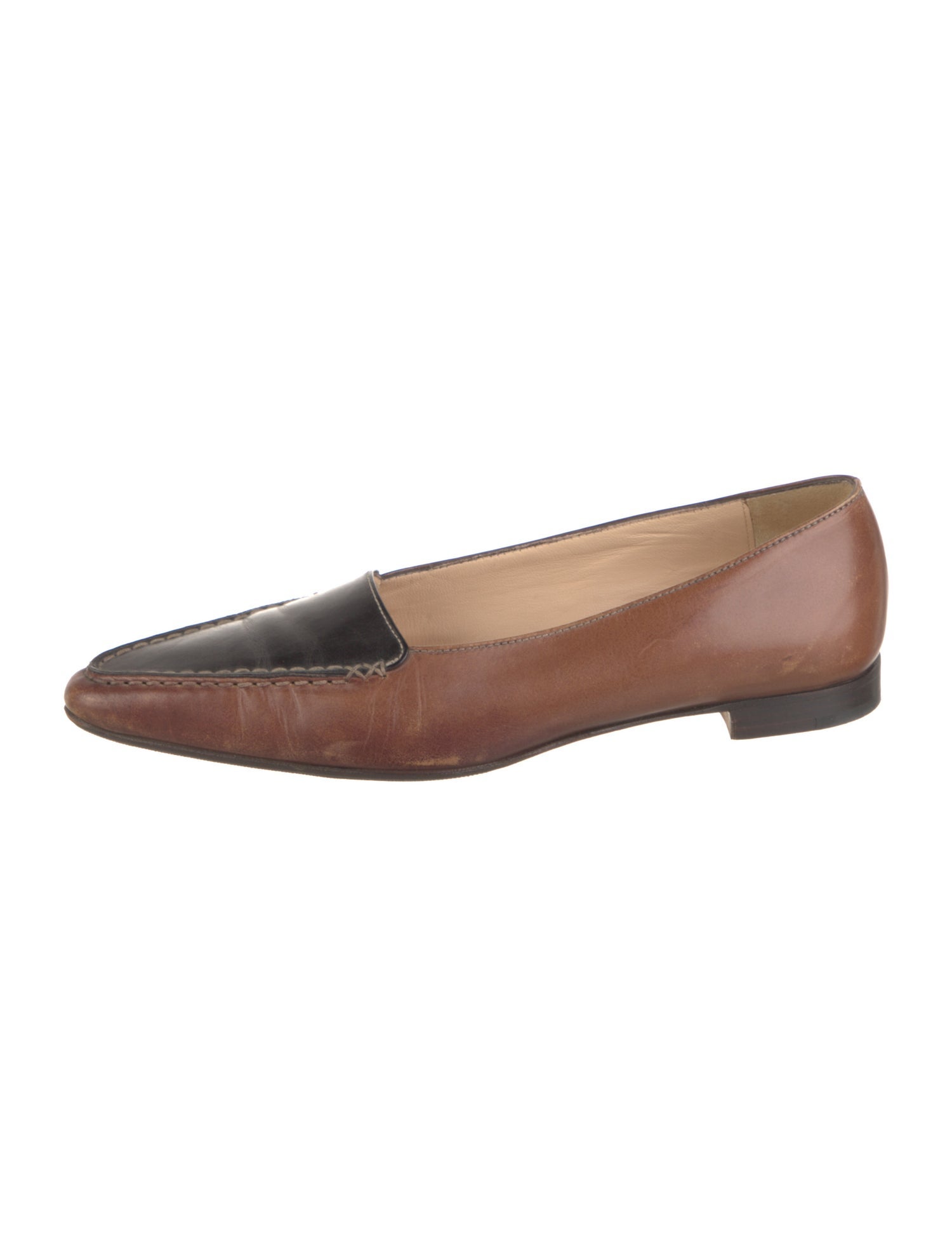 Manolo Blahnik Leather Loafers