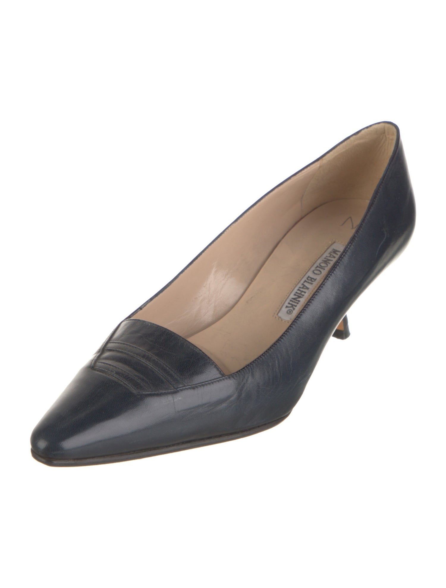 Manolo Blahnik Leather Pumps