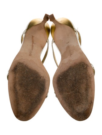 Manolo Blahnik Patent Leather Slides