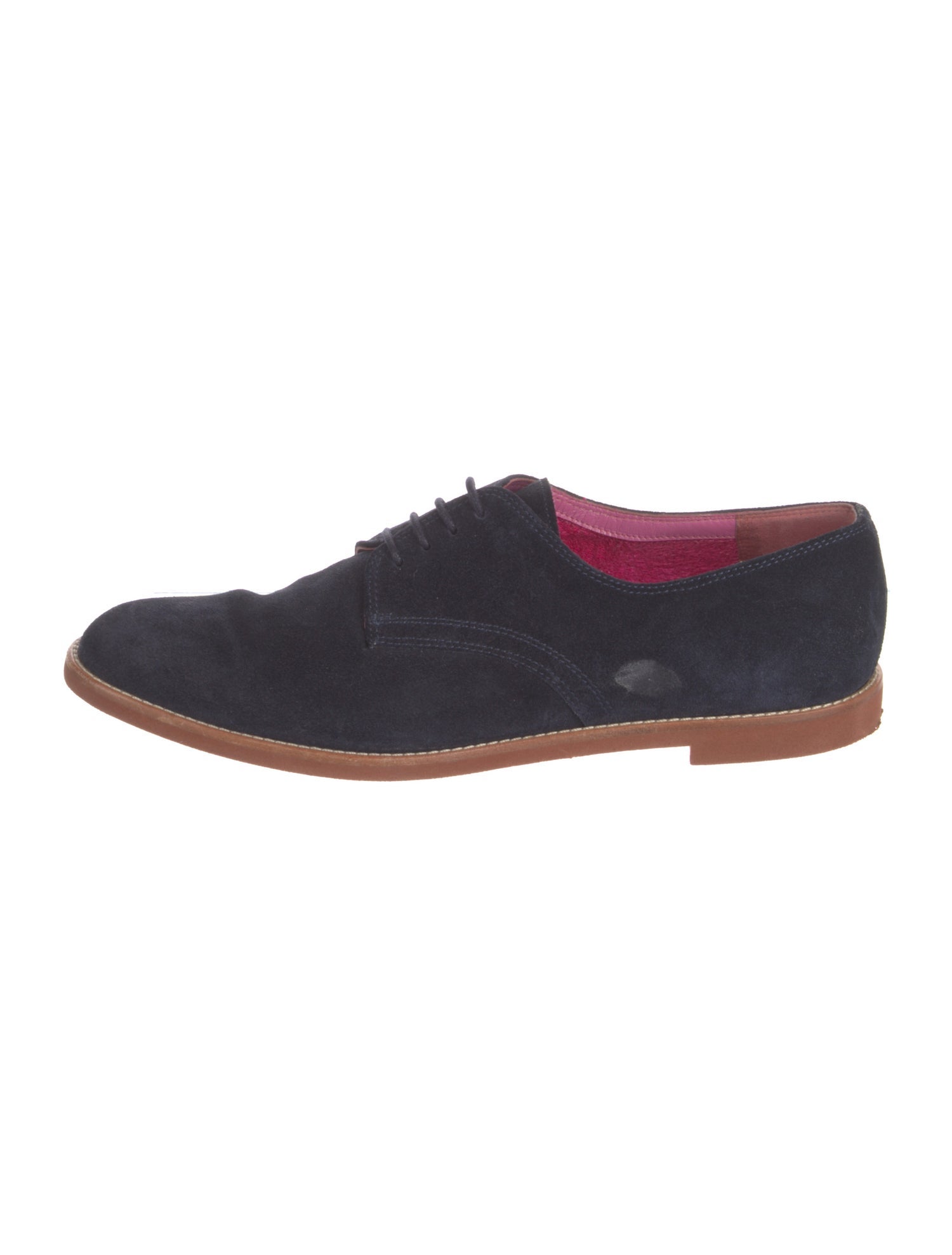 Manolo Blahnik Suede Derby Shoes