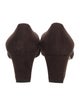 Manolo Blahnik Daphne Suede Block Heel Pump Suede Pumps