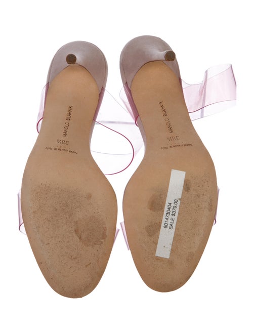 Manolo Blahnik Suede Slides