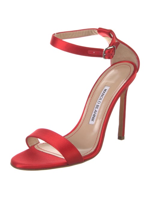 Manolo Blahnik Chaos Satin Sandals