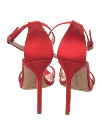 Manolo Blahnik Chaos Satin Sandals