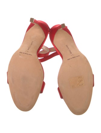 Manolo Blahnik Chaos Satin Sandals