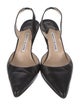 Manolo Blahnik Carolyne Leather Slingback Pumps