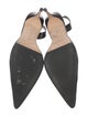 Manolo Blahnik Carolyne Leather Slingback Pumps