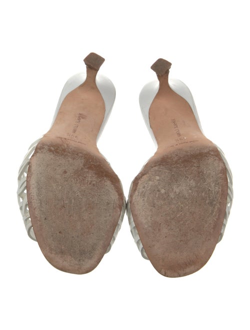 Manolo Blahnik Leather Slides