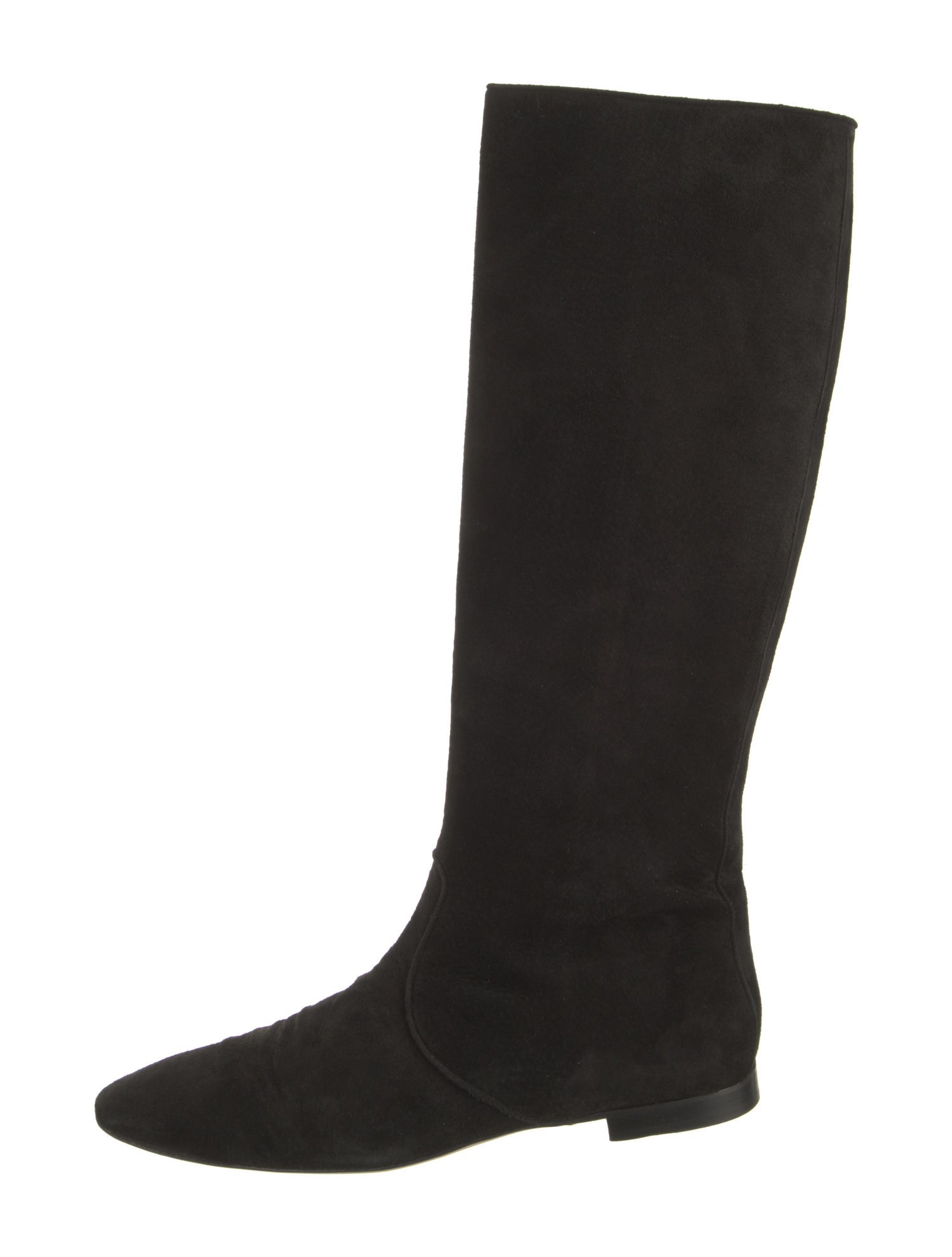 Manolo Blahnik Suede Riding Boots
