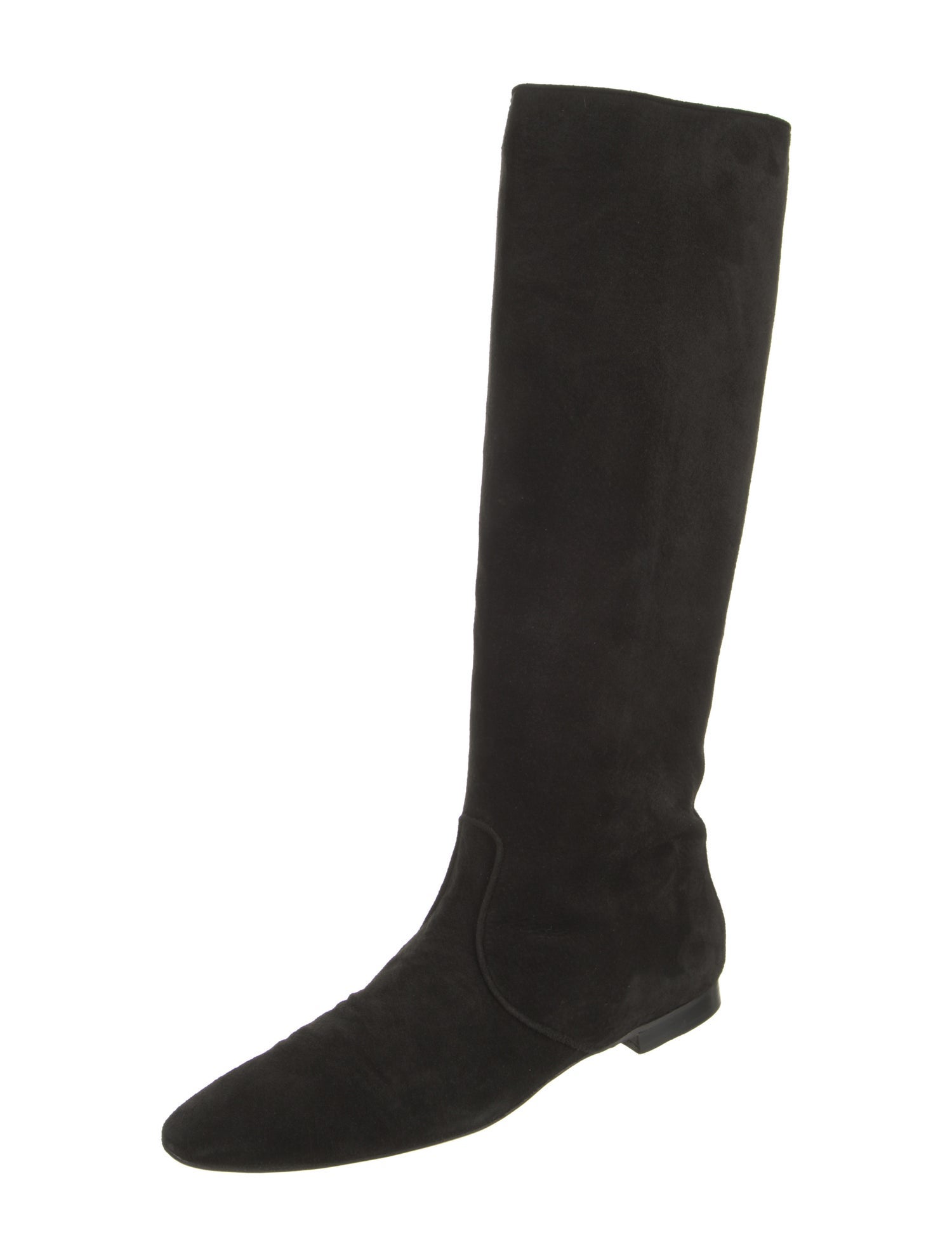 Manolo Blahnik Suede Riding Boots