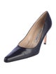 Manolo Blahnik Leather Pumps