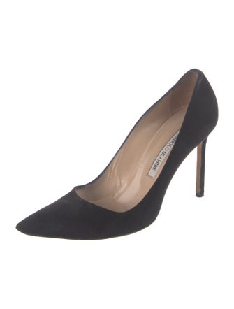 Manolo Blahnik Suede Pumps