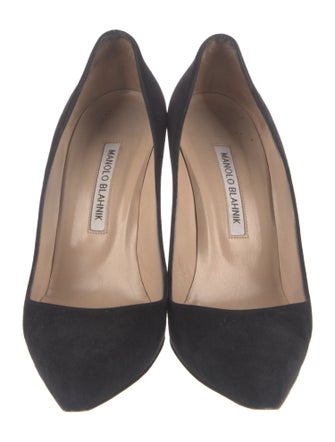 Manolo Blahnik Suede Pumps