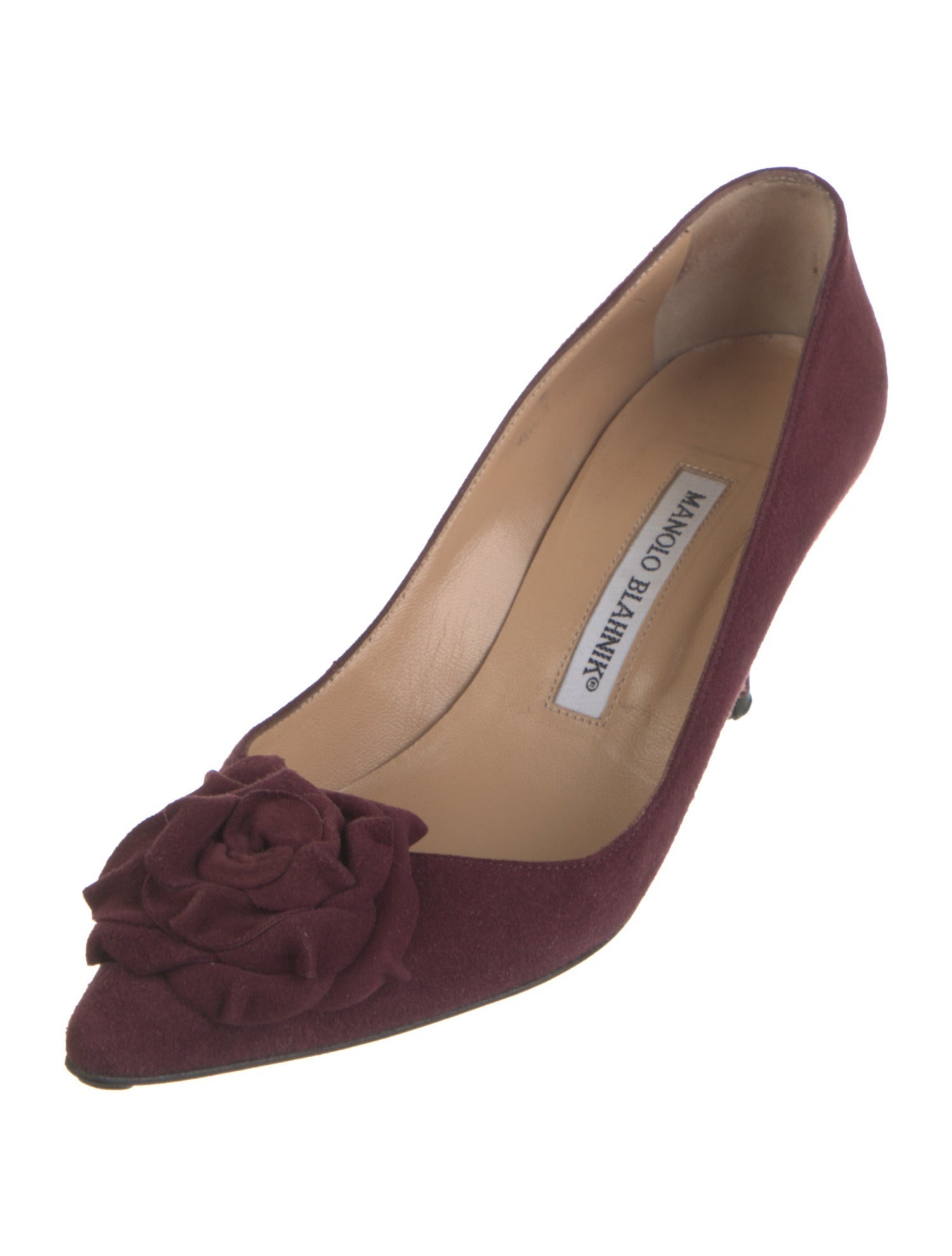 Manolo Blahnik Suede Pumps