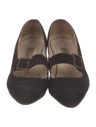 Manolo Blahnik Suede Pumps