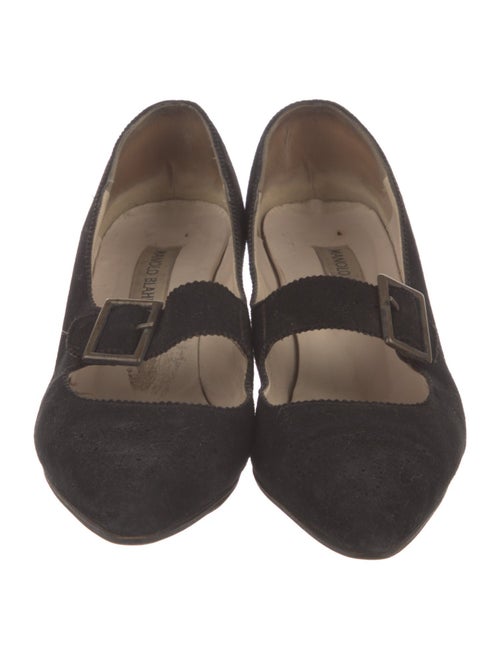 Manolo Blahnik Suede Pumps