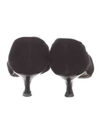 Manolo Blahnik Suede Pumps